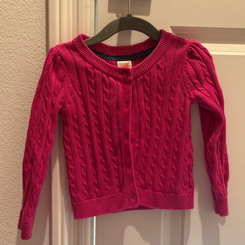 Gymboree Bright Pink Knit Sweater